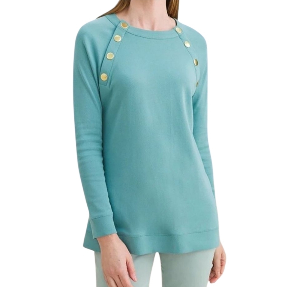 Women's Chico's Teal Top Sz Medium